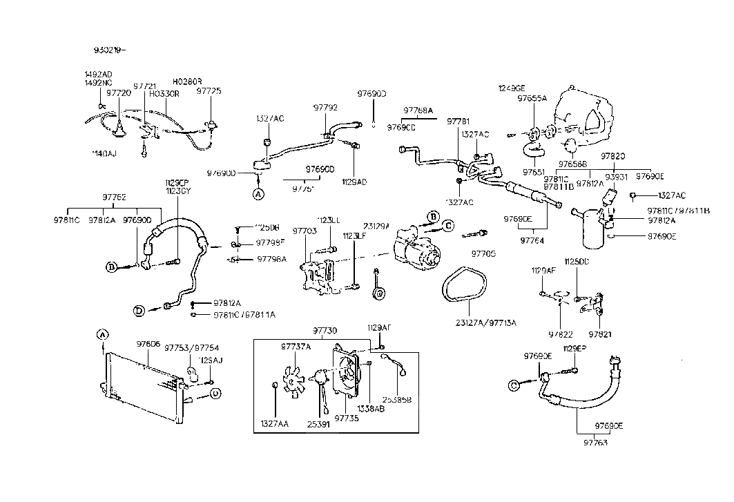 97754-24800 Hyundai Guard-Air Condenser,RH