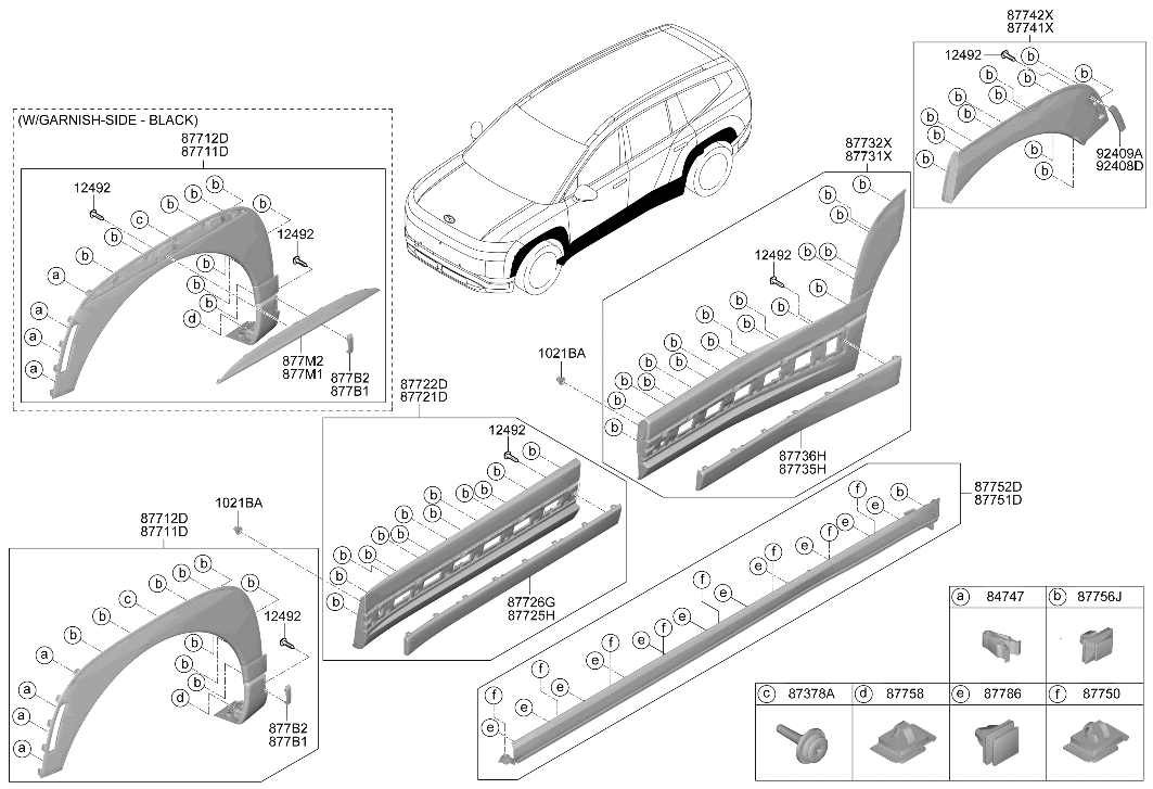 Hyundai 877B4-TD200 PIECE-FR DR GARNISH, RH 877B4-TD200 Hyundai PIECE-FR DR GARNISH, RH