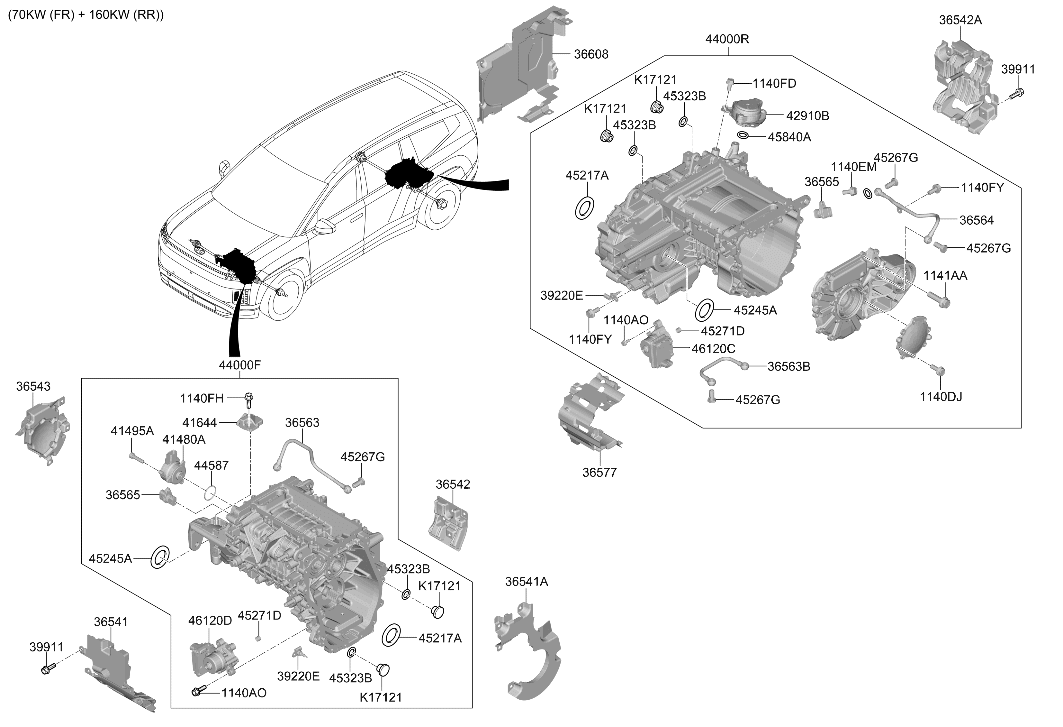 Hyundai 42910-18512 ACTUATOR ASSY-SHIFT BY WIRE 42910-18512 Hyundai ACTUATOR ASSY-SHIFT BY WIRE
