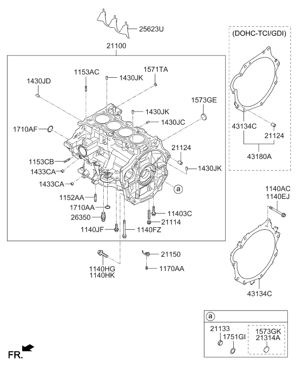 Hyundai 21150-2B702 Jet Assembly-Oil 21150-2B702 Hyundai Jet Assembly-Oil