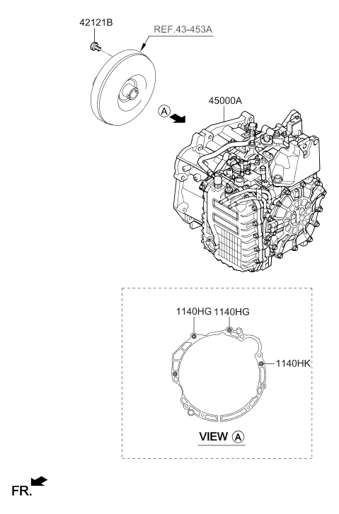 48000-2H301 Hyundai TRANSAXLE Assembly-CVT