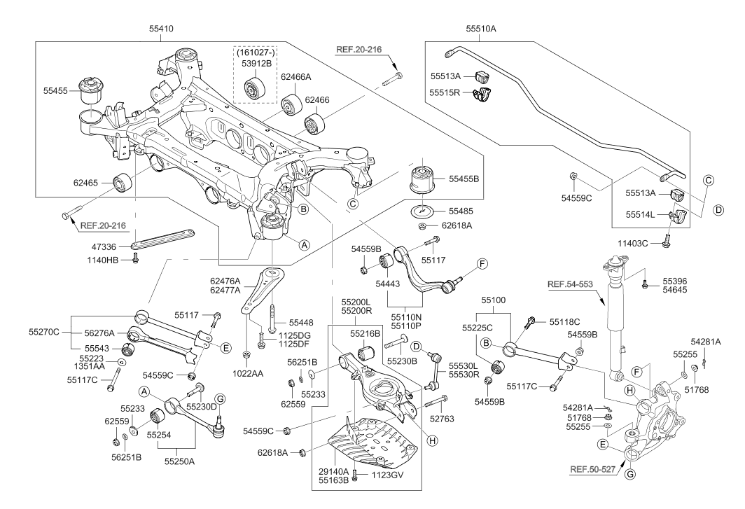 21772-B1050 Hyundai Insulator-Rear