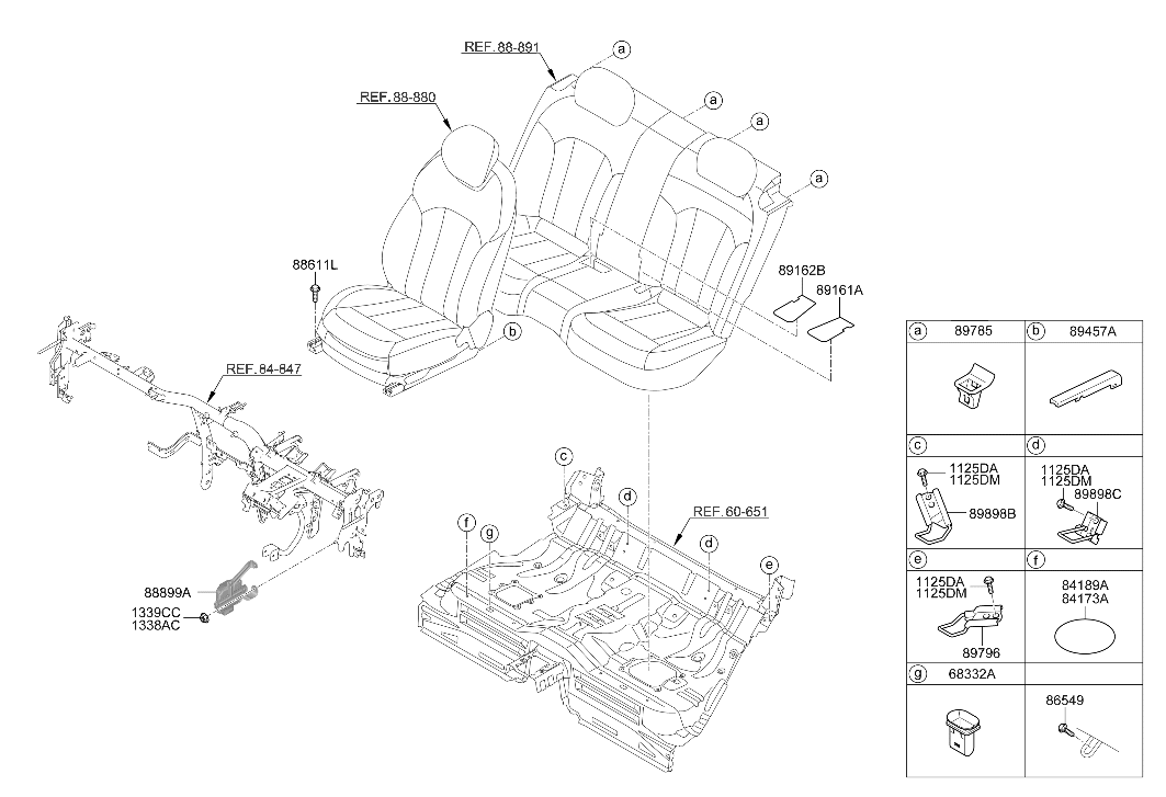 88899-B1000 Hyundai ECU-Pre Seatbelt