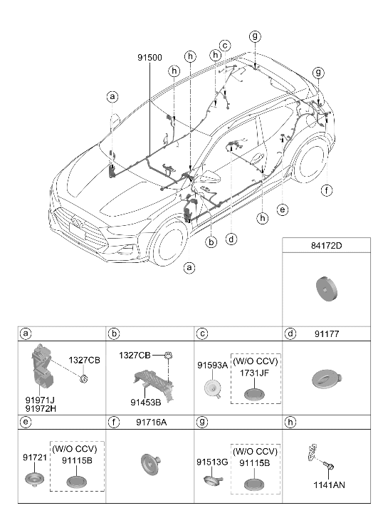 84184-J3010 Hyundai Pad-Antinoise