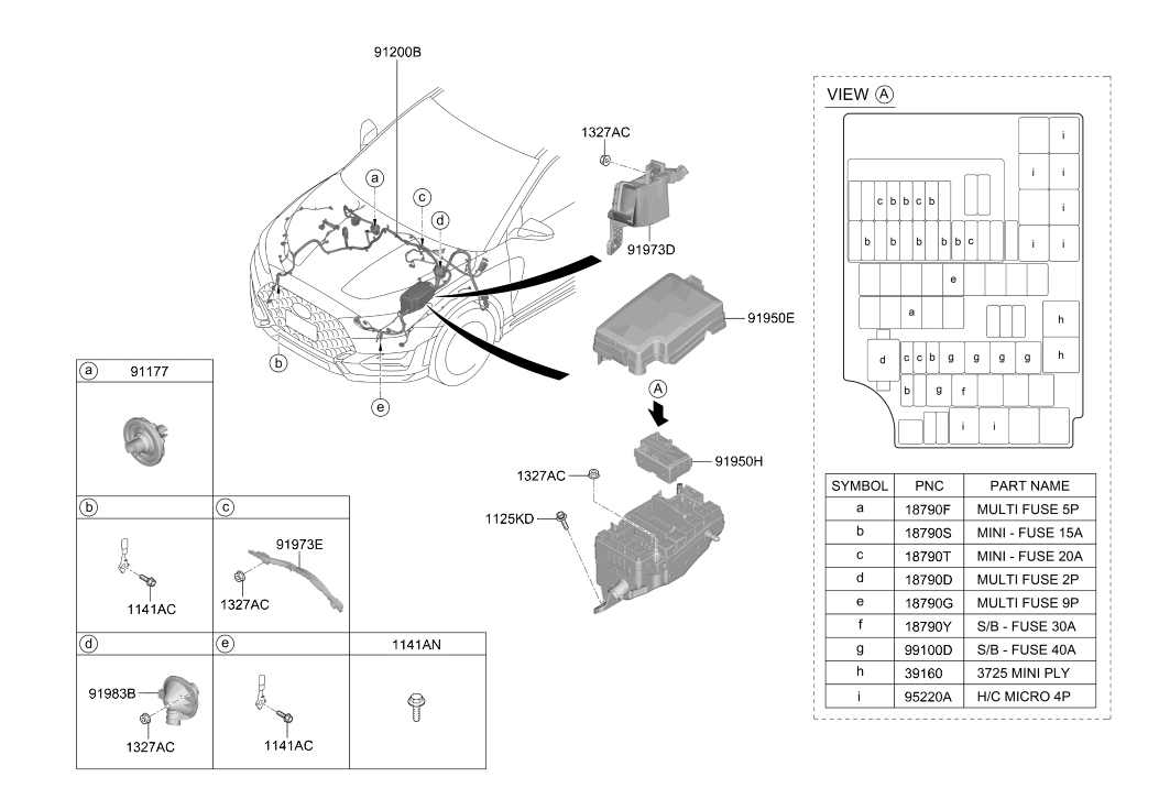 91961-K9200 Hyundai Protector Wiring