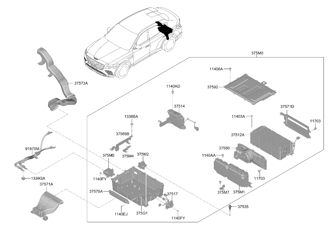 11408-06126-K Hyundai Bolt Flange