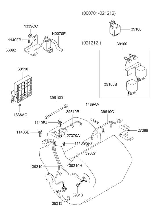 Hyundai 39611-39750 Connector Bracket 39611-39750 Hyundai Connector Bracket