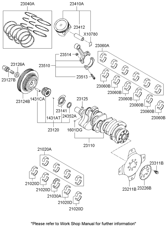 Hyundai 23142-35700 Spacer-Crankshaft 23142-35700 Hyundai Spacer-Crankshaft