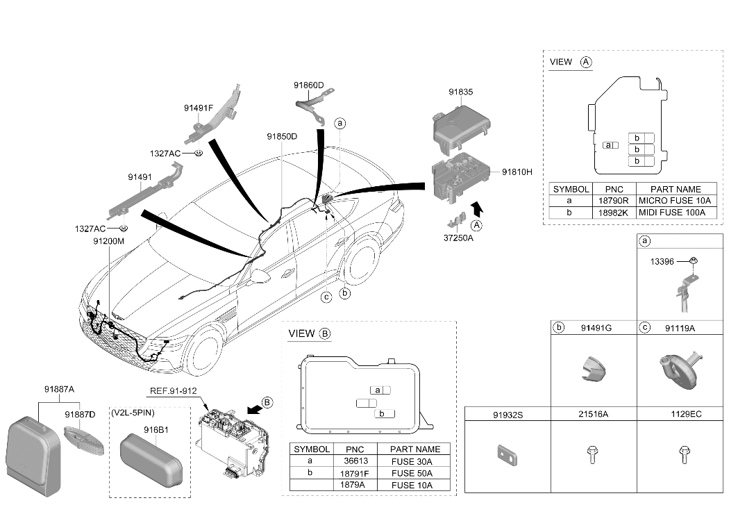 91981-3X050 Hyundai Grommet