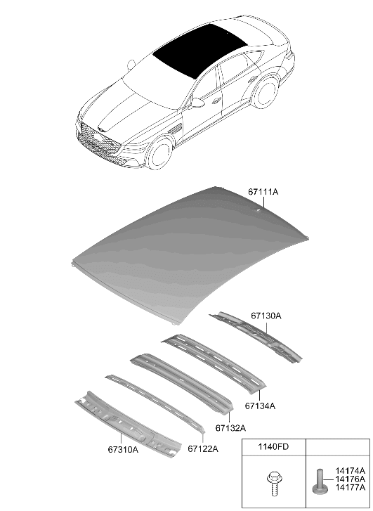 64195-T1000 Hyundai Bolt