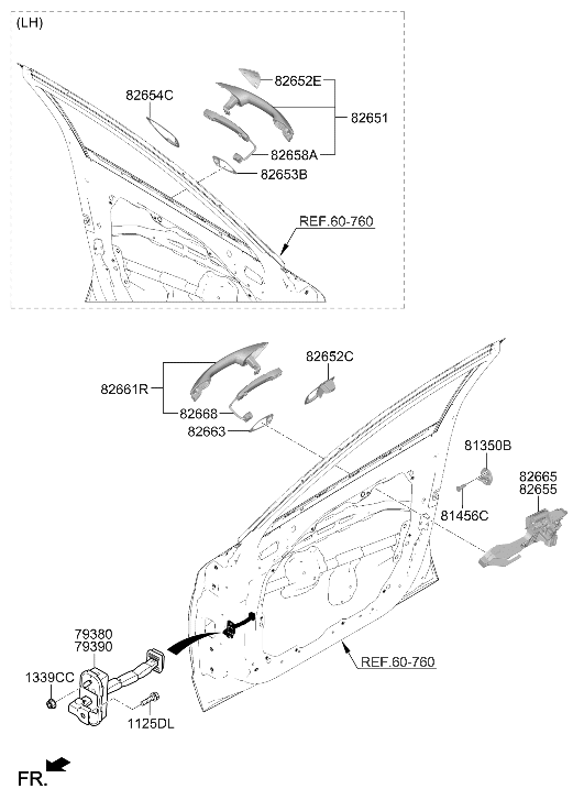Hyundai 82667-L1520 ANTENNA ASSY-DR O/S HDL,RH 82667-L1520 Hyundai ANTENNA ASSY-DR O/S HDL,RH