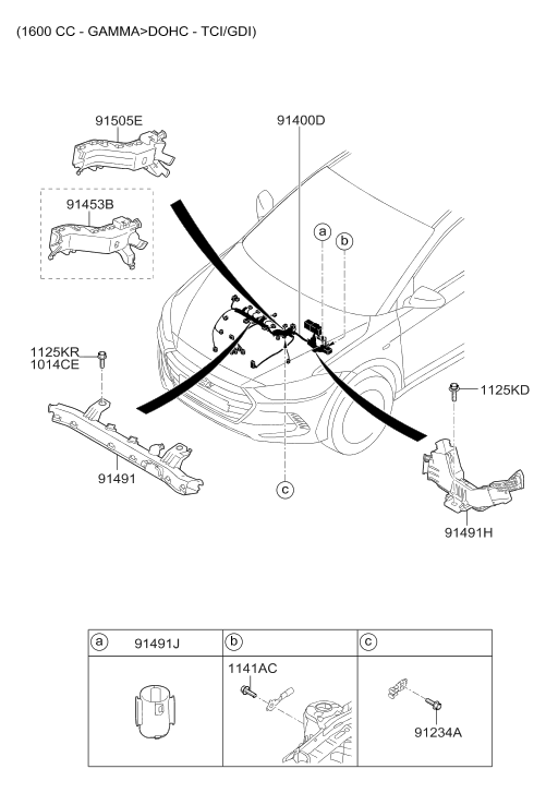 Hyundai 91971-A7700 Protector Wiring 91971-A7700 Hyundai Protector Wiring