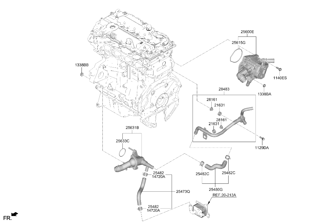 Hyundai 25600-2J200 THERMAL MANAGEMENT MODULE 25600-2J200 Hyundai THERMAL MANAGEMENT MODULE
