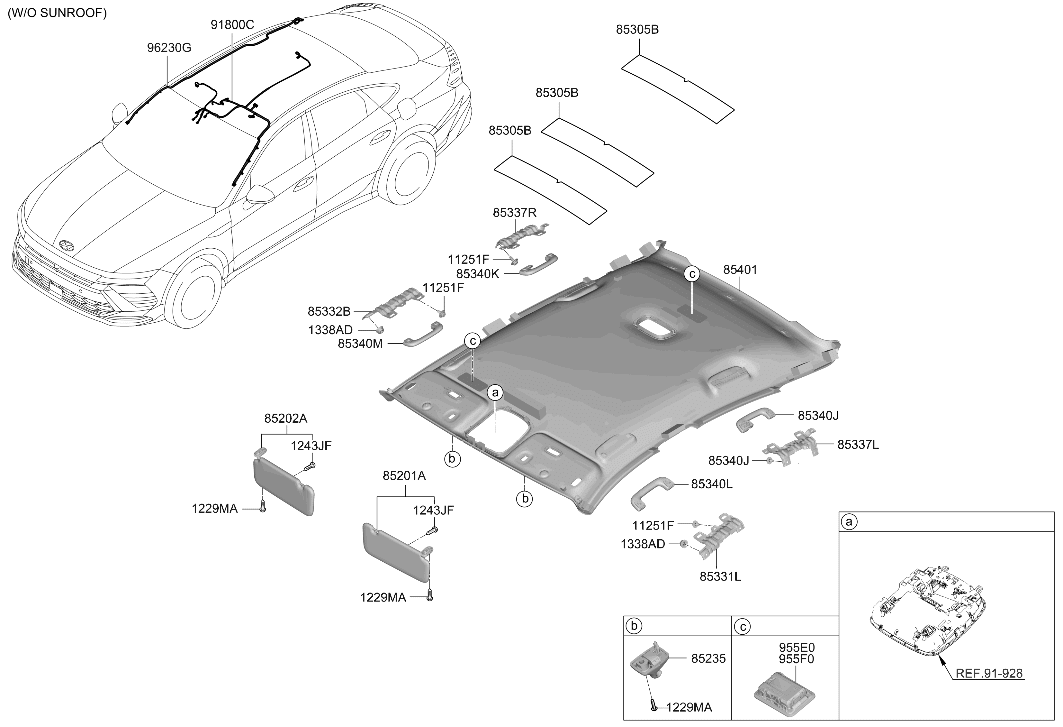 Hyundai 91815-L5670 Roof Wiring Assembly 91815-L5670 Hyundai Roof Wiring Assembly