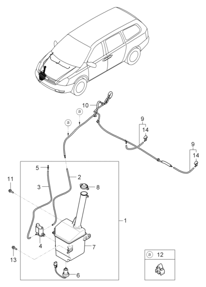 17925-04054 Hyundai Hose