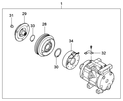 Hyundai 97652-4D900 Connector Bracket 97652-4D900 Hyundai Connector Bracket