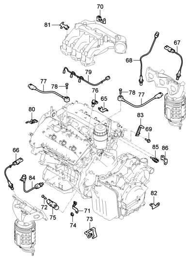 Hyundai 11233-08306-B Bolt 11233-08306-B Hyundai Bolt
