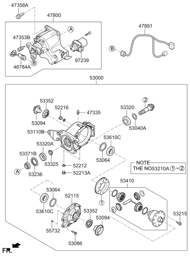 Hyundai 53030-3B700 Gear Set-Drive 53030-3B700 Hyundai Gear Set-Drive