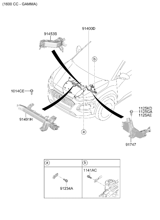 91971-G3080 Hyundai Protector-Control Wiring