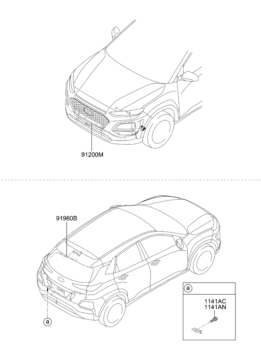 Hyundai 91650-J9020 Tail Gate Wiring Assembly 91650-J9020 Hyundai Tail Gate Wiring Assembly