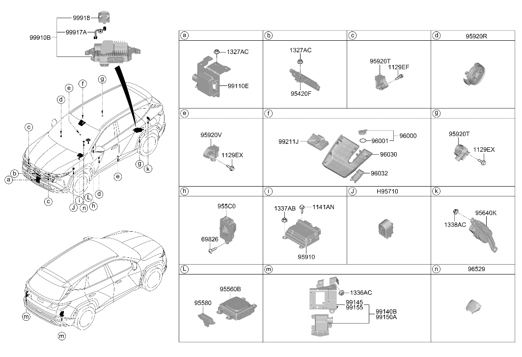 Hyundai 96000-NI000 MODULE & SENSOR ASSY-RAIN 96000-NI000 Hyundai MODULE & SENSOR ASSY-RAIN