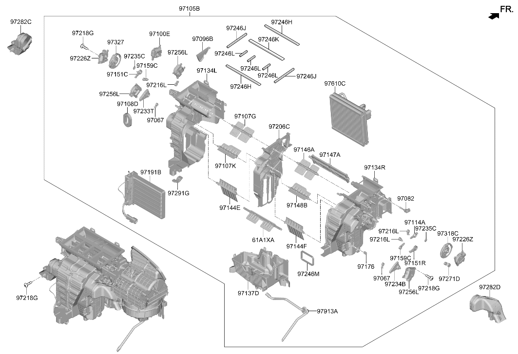97295-DF000 Hyundai Bracket