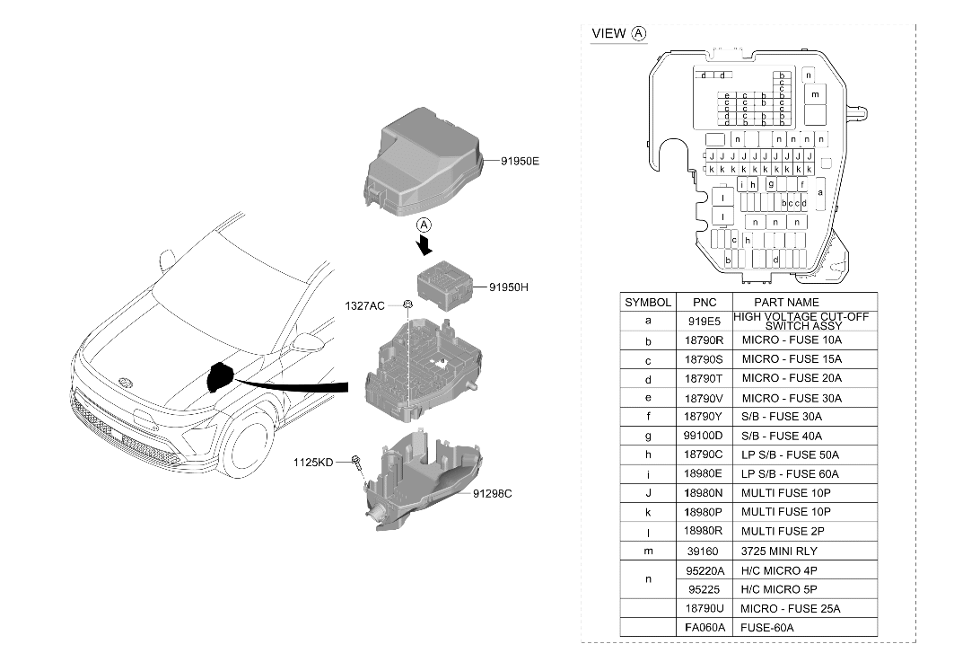 Hyundai 18790-01135 FUSE-60A 18790-01135 Hyundai FUSE-60A