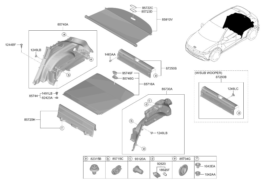 85940-NI000-NNB Hyundai SCREEN ASSY-CARGO