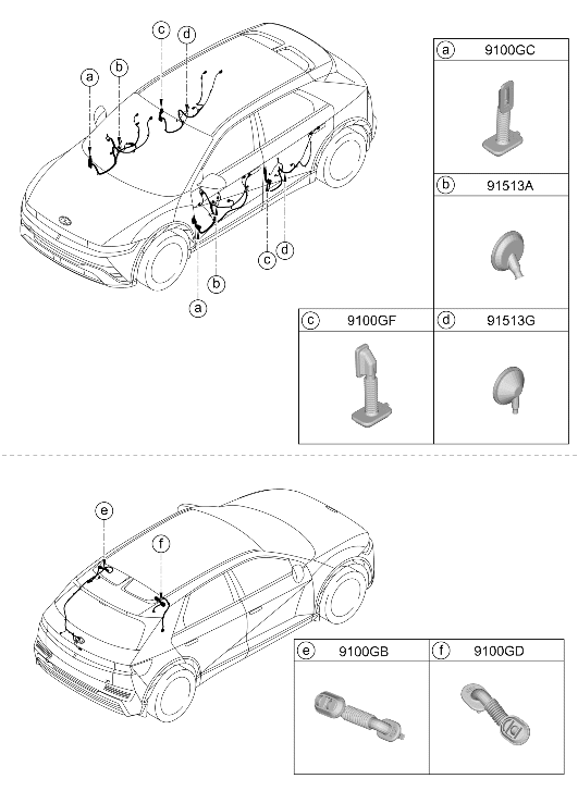 91981-PI010 Hyundai Grommet-Wiring