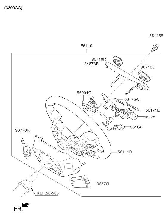 Hyundai 56190-B1010 Extension Wire 56190-B1010 Hyundai Extension Wire
