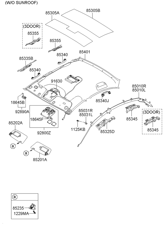 Hyundai 91800-1E021 Wiring Assembly Roof 91800-1E021 Hyundai Wiring Assembly Roof