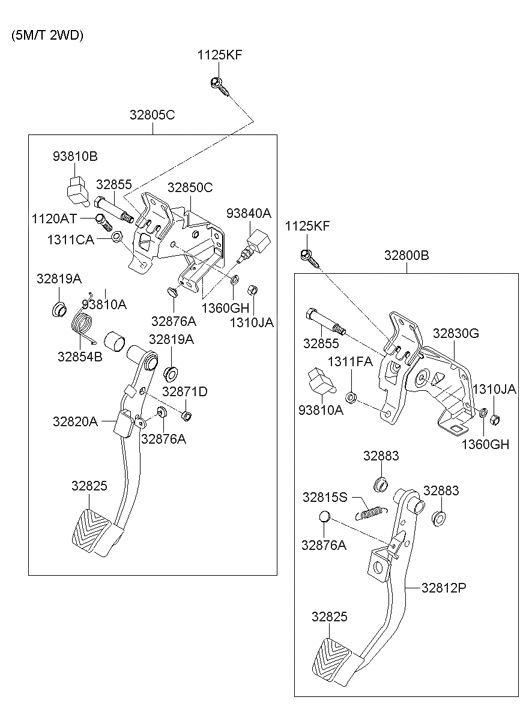 32850-1E100 Hyundai Member Assembly-Clutch