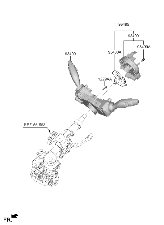 Hyundai 93480-I3500 SENSOR-ANGULAR VELOCITY 93480-I3500 Hyundai SENSOR-ANGULAR VELOCITY