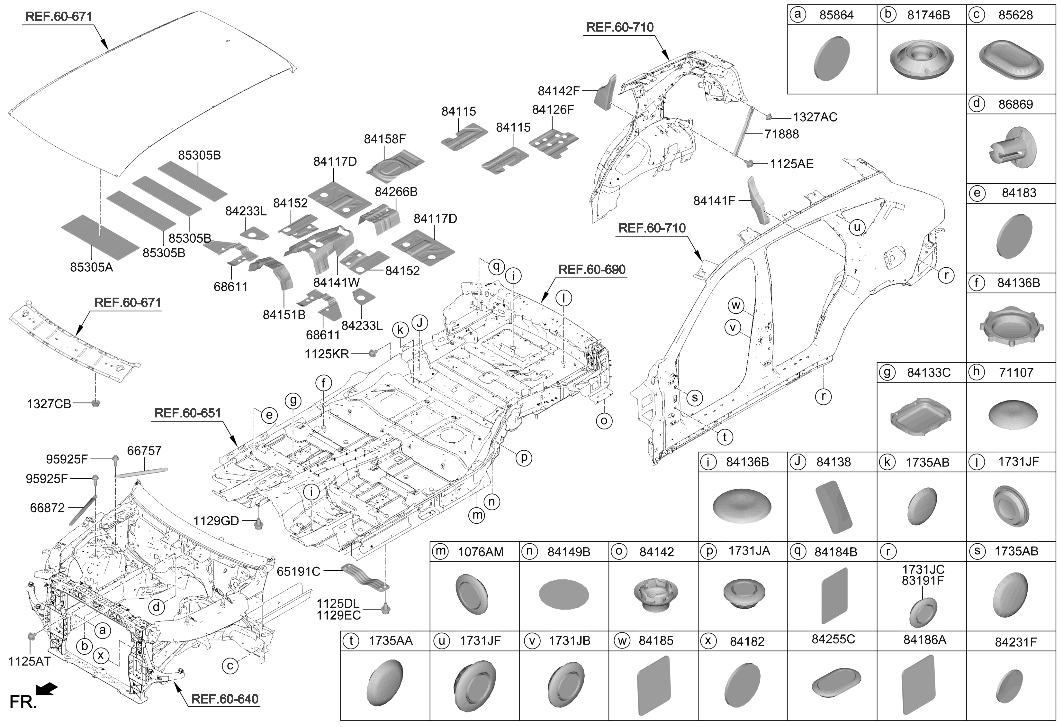 17327-26000-B Hyundai Plug-Push On Type
