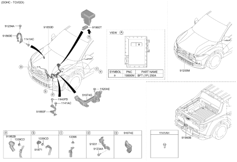 2024 Hyundai Santa Cruz Miscellaneous Wiring Diagram 2