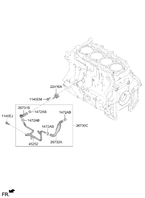 2024 Hyundai Santa Cruz Rocker Cover Diagram 2