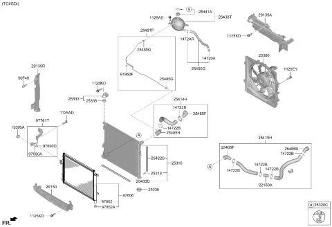 2024 Hyundai Santa Cruz Engine Cooling System Diagram 2