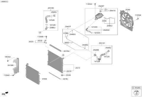 2023 Hyundai Sonata Engine Cooling System Diagram 3