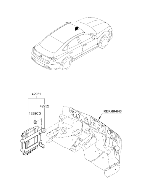 2023 Hyundai Sonata Transaxle Case-Manual Diagram 2