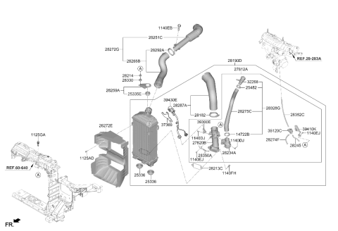 2023 Hyundai Sonata Turbocharger & Intercooler Diagram 2