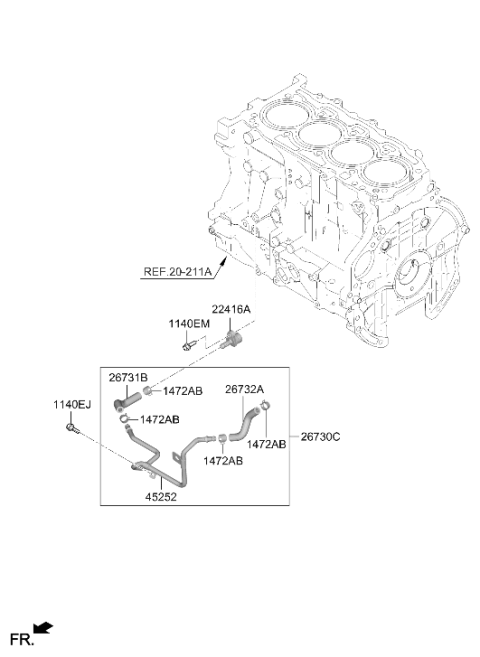 2023 Hyundai Sonata Rocker Cover Diagram 2