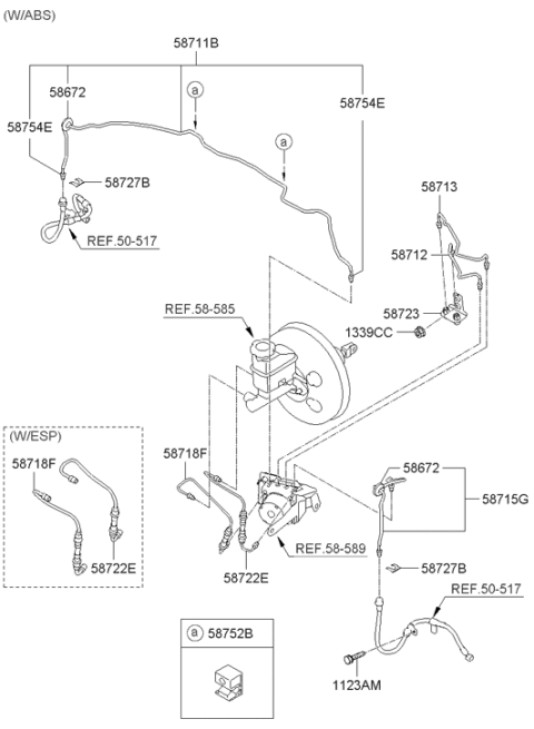 2008 Hyundai Elantra Brake Fluid Line Diagram 2