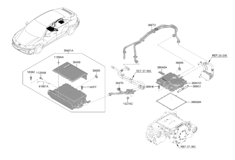2025 Hyundai Ioniq 6 Electronic Control Diagram 2