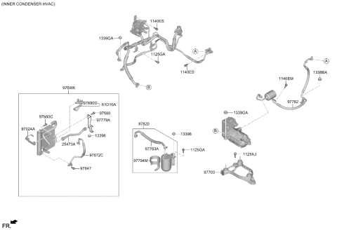 2023 Hyundai Ioniq 6 PIPE ASSY-LIQUID "D" Diagram for 97774-CU000