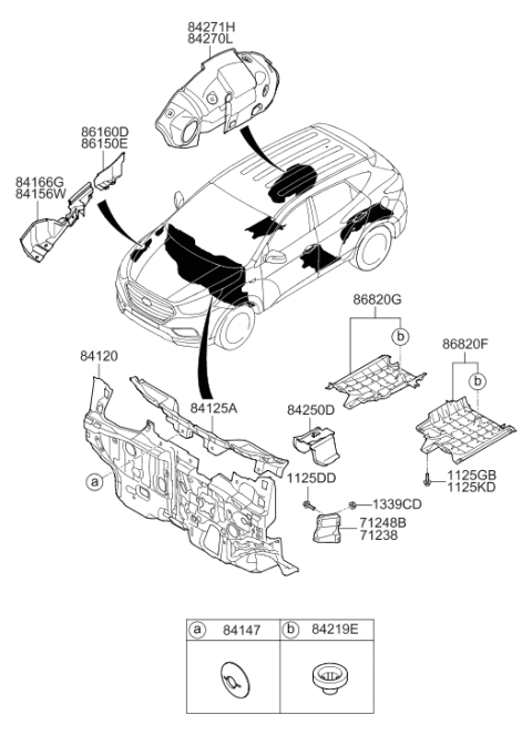 2015 Hyundai Tucson Gas Isolation Pad & Plug Diagram 2
