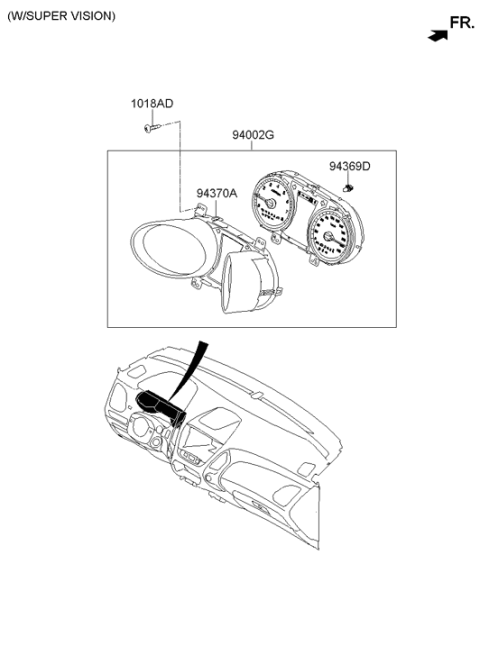 2014 Hyundai Tucson Instrument Cluster Diagram 2