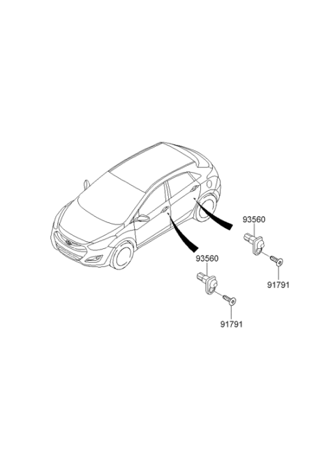2013 Hyundai Elantra GT Switch Diagram 2