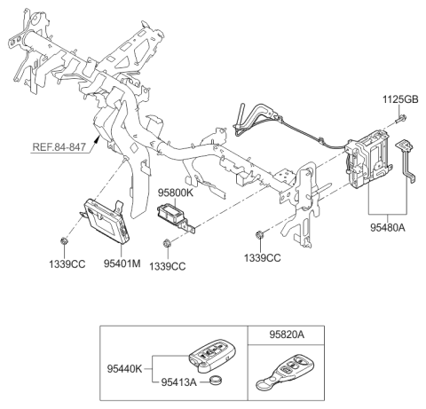 2013 Hyundai Elantra GT Relay & Module Diagram 3