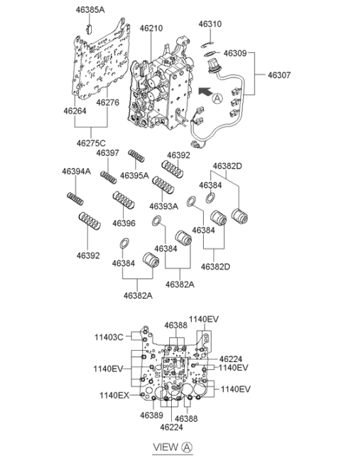 2005 Hyundai Elantra Transmission Valve Body Diagram 2