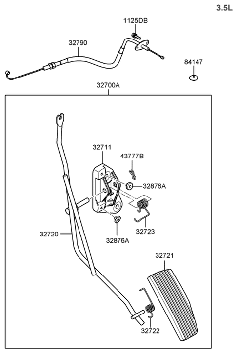 2000 Hyundai Santa Fe Accelerator Linkage Diagram 2